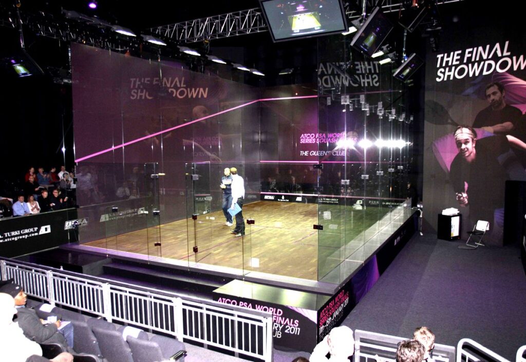 Szklane ściany ASB Squash Court